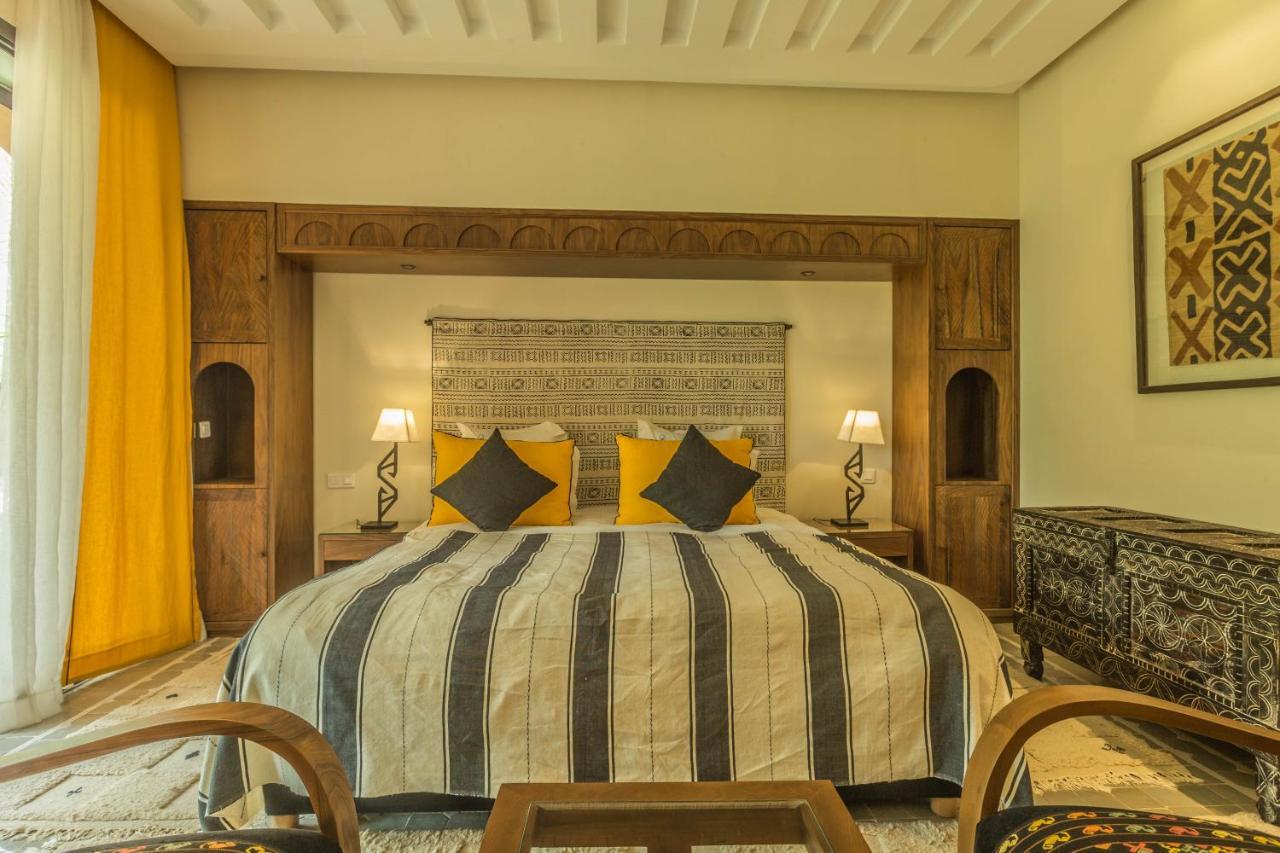 Villa Le Perroquet Bleu Marrakesh Buitenkant foto