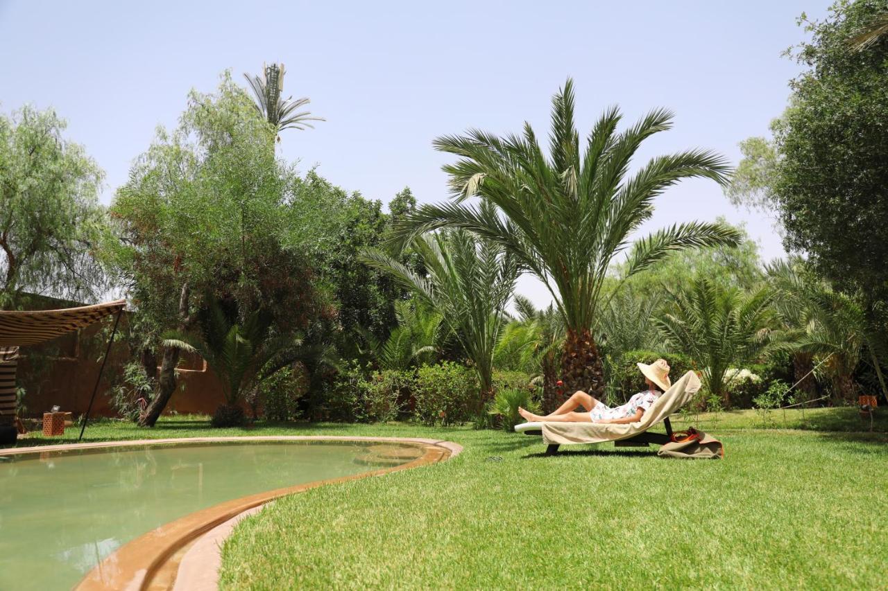 Villa Le Perroquet Bleu Marrakesh Buitenkant foto