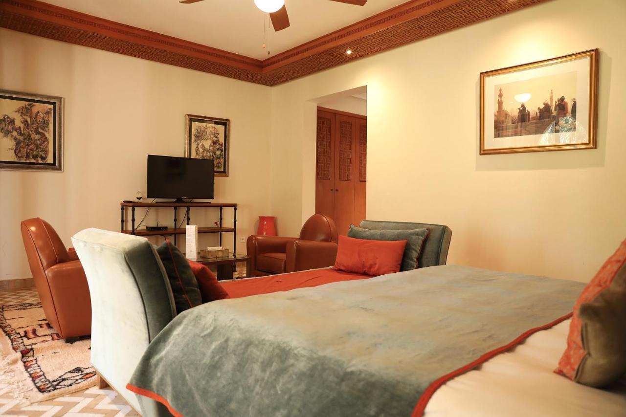 Villa Le Perroquet Bleu Marrakesh Buitenkant foto