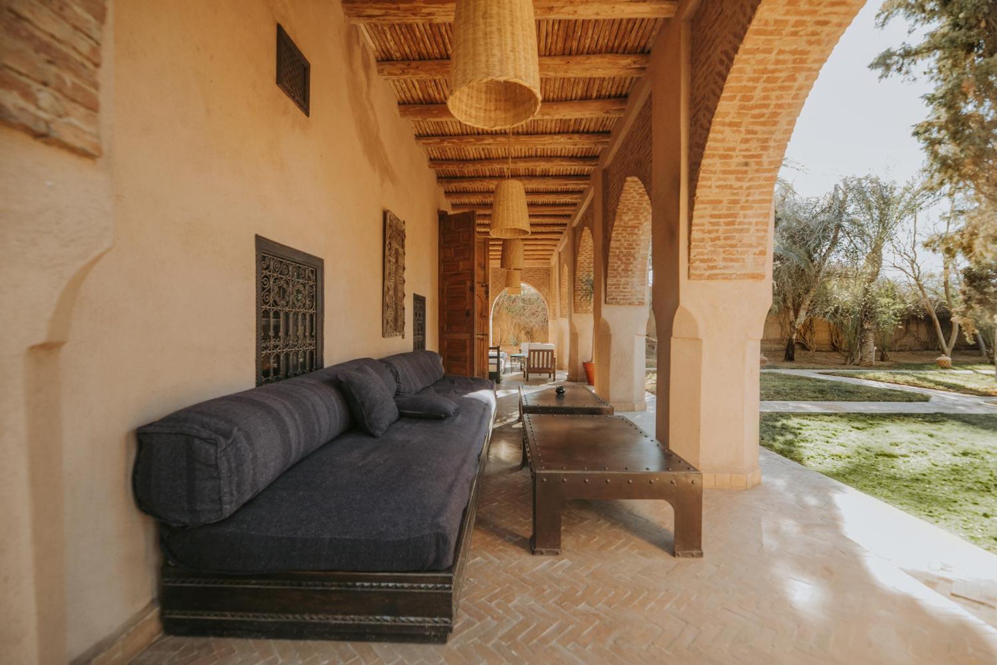 Villa Le Perroquet Bleu Marrakesh Buitenkant foto